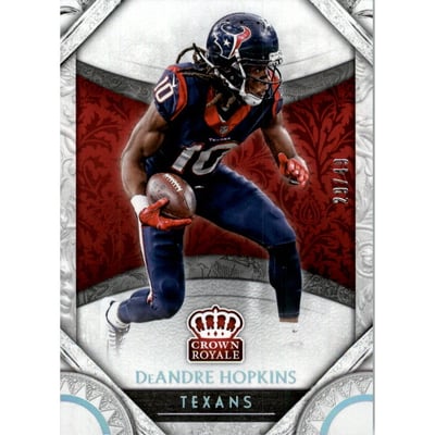 2016 Crown Royale Holo Platinum #55 DeAndre Hopkins