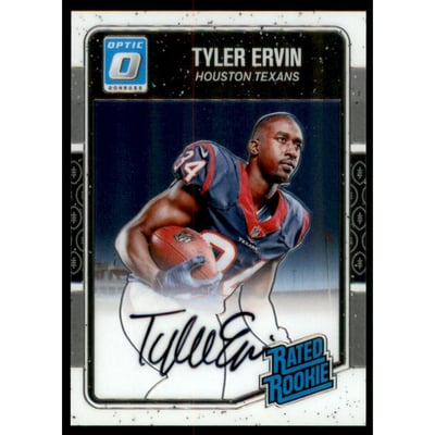 2016 Donruss Optic Rated Rookies Autographs #198 Tyler Ervin