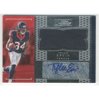 2016 Donruss Signature Series #285 Tyler Ervin JSY AU RC