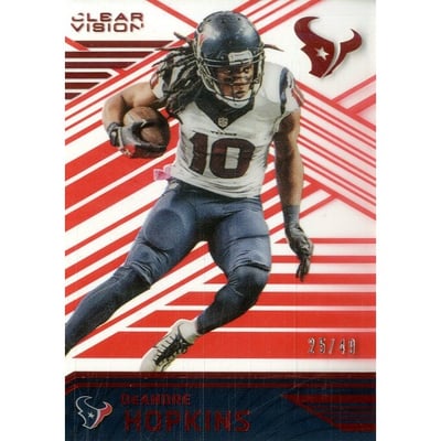2016 Panini Clear Vision Red #27 DeAndre Hopkins