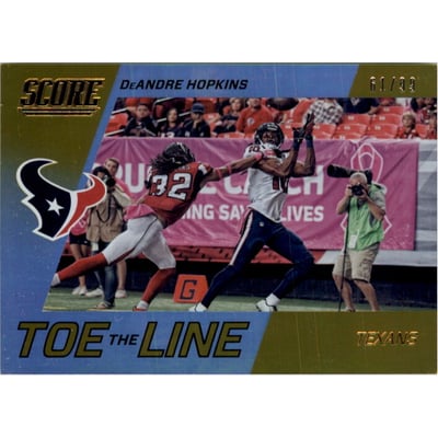 2016 Score Toe the Line Jumbo Gold #3 DeAndre Hopkins
