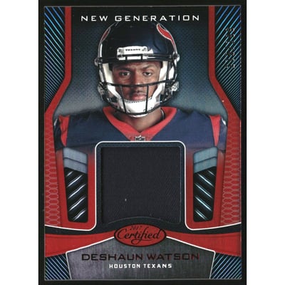 2017 Certified New Generation Jerseys Mirror Red #8 Deshaun Watson