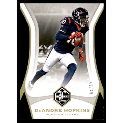 2018 Limited Gold Spotlight #41 DeAndre Hopkins