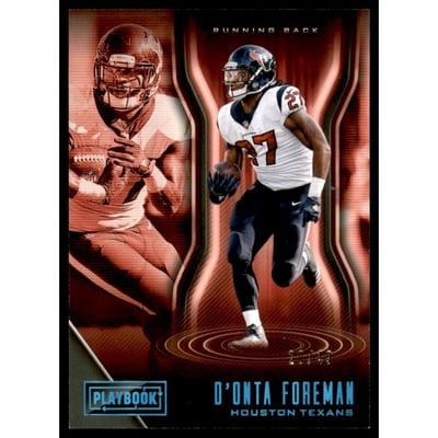 2018 Panini Playbook Platinum #31 D'Onta Foreman