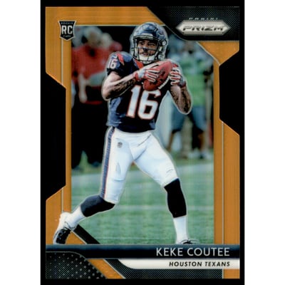 2018 Panini Prizm Prizms Orange #228 Keke Coutee