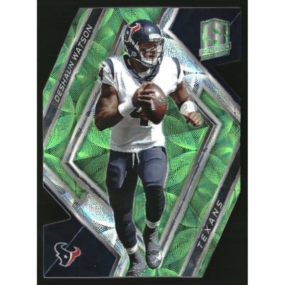 2018 Panini Spectra Neon Green Die Cut #108 Deshaun Watson