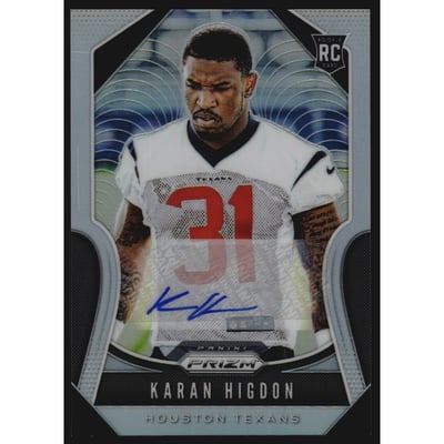 2019 Panini Prizm Rookie Autographs #333 Karan Higdon