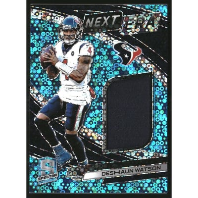 2019 Panini Spectra Next Era Materials Neon Blue #4 Deshaun Watson