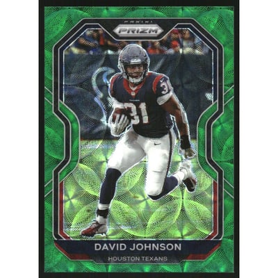2020 Panini Prizm Prizms Green Scope #75 David Johnson