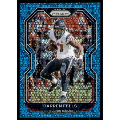 2020 Panini Prizm Prizms No Huddle Blue #78 Darren Fells