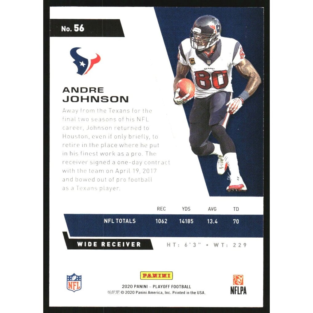 2020 Playoff 3rd Down #56 Andre Johnson