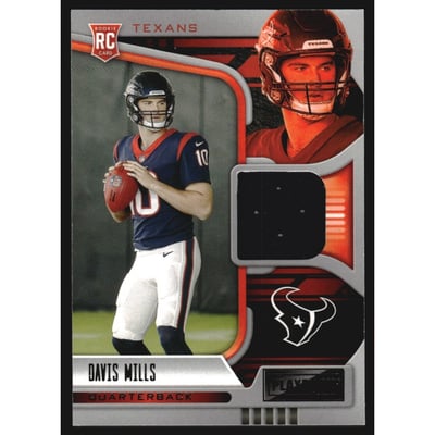 2021 Panini Playbook Rookie Materials #5 Davis Mills