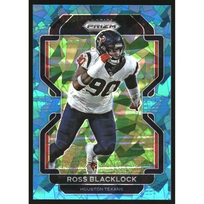 2021 Panini Prizm Prizms Blue Ice #40 Ross Blacklock