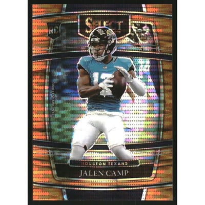 2021 Select Prizm Neon Orange Pulsar #97 Jalen Camp