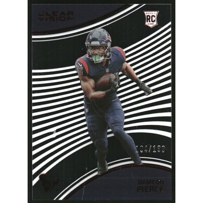 2022 Panini Chronicles Clear Vision Rookies Red #15 Dameon Pierce