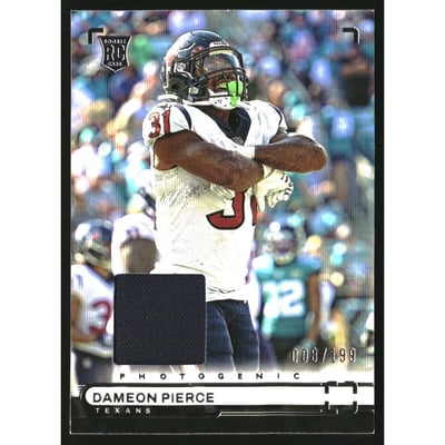 2022 Panini Chronicles Photogenic Jerseys #30 Dameon Pierce