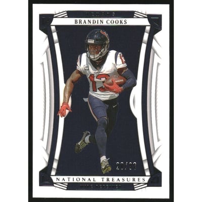 2022 Panini National Treasures #23 Brandin Cooks