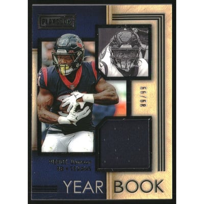 2022 Panini Playbook Yearbook Swatches #36 Dameon Pierce