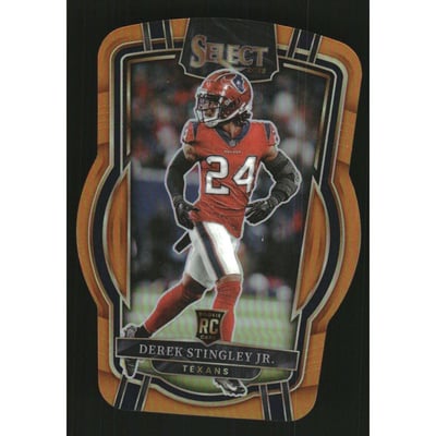 2022 Select Prizm Orange Die Cut #262 Derek Stingley Jr.