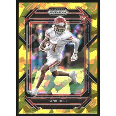 2023 Panini Prizm Draft Picks Prizms Gold Ice #148 Tank Dell