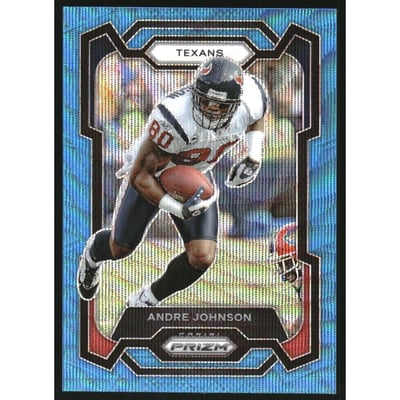 2023 Panini Prizm Prizms Blue Wave #121 Andre Johnson