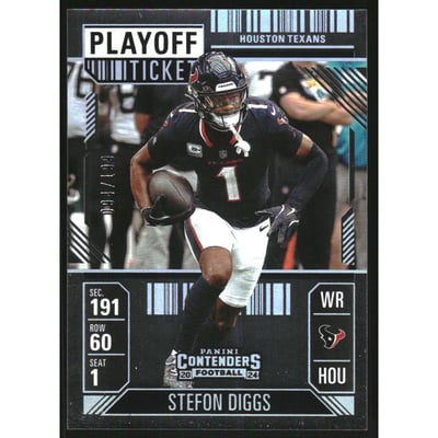 2024 Panini Contenders Playoff Ticket #40 Stefon Diggs