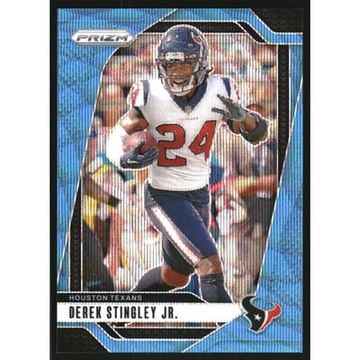 2024 Panini Prizm Prizms Blue Wave #119 Derek Stingley Jr.