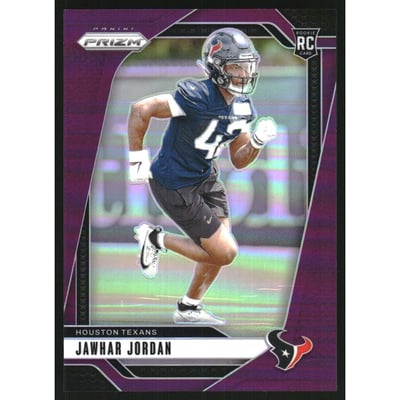 2024 Panini Prizm Prizms Purple #346 Jawhar Jordan