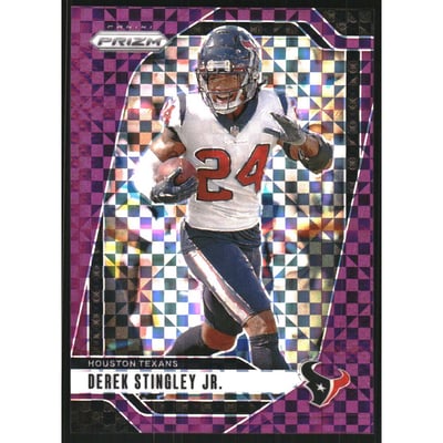 2024 Panini Prizm Prizms Purple Power #119 Derek Stingley Jr.