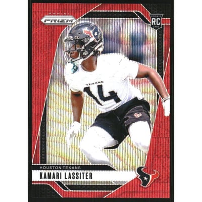 2024 Panini Prizm Prizms Red Wave #360 Kamari Lassiter