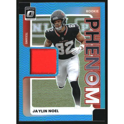 2025 Donruss Optic Rookie Phenoms Neon Blue #41 Jaylin Noel