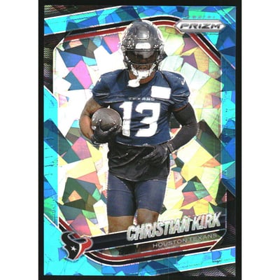 2025 Panini Prizm Prizms Blue Ice #3 Christian Kirk