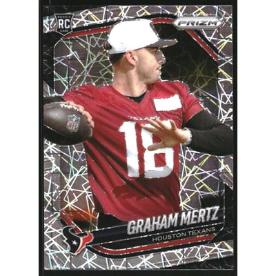 2025 Panini Prizm Prizms Lazer #392 Graham Mertz