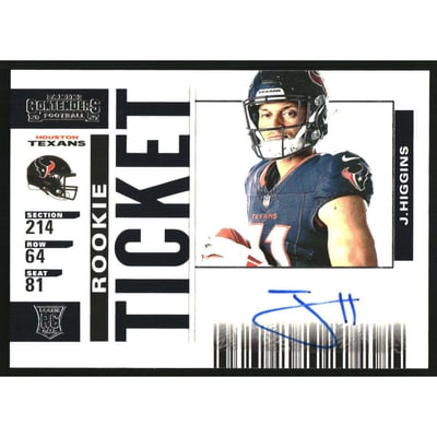 2025 Select Contenders Rookie Ticket Preview Variations #11 Jayden Higgins