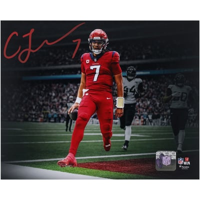 C.J. Stroud Houston Texans Autographed Fanatics Authentic 8" x 10" Touchdown Run Spotlight Photograph 