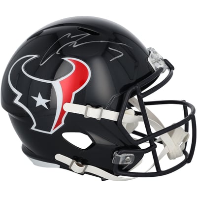 C.J. Stroud Houston Texans Autographed Fanatics Authentic Riddell 2024 Speed Replica Helmet