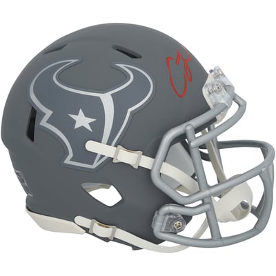 C.J. Stroud Houston Texans Autographed Fanatics Authentic Riddell Slate Speed Mini Helmet 