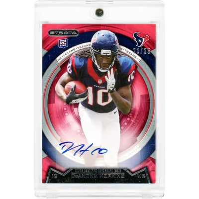 DeAndre Hopkins Houston Texans Autographed 2013 Topps Strata Ruby #94 #22/25 Rookie Card