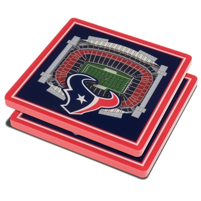 Houston Texans Fanpoint 3D StadiumView Coasters