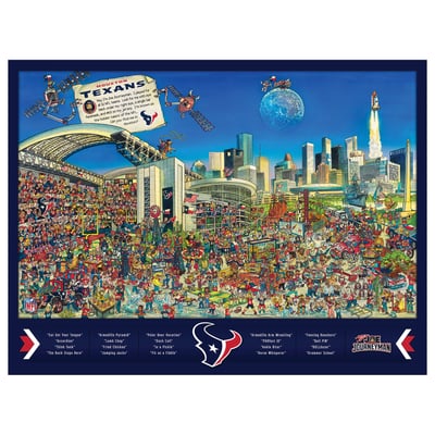 Houston Texans Fanpoint 500-Piece Joe Journeyman Puzzle