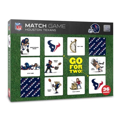 Houston Texans Fanpoint Licensed Memory Match Game