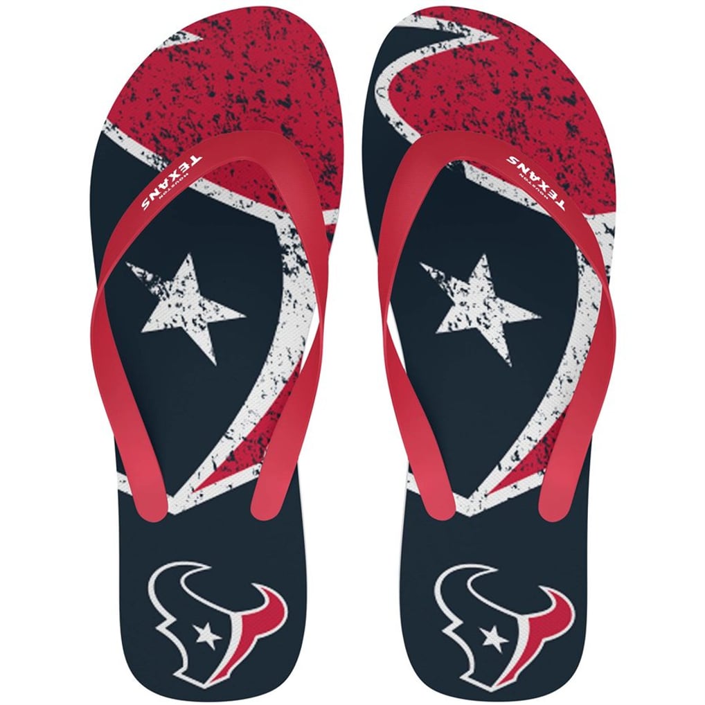 Foco Flip Flops Amazon.com: FOCO NFL Team Big Kids Double Logo Flip Flop  main image 4