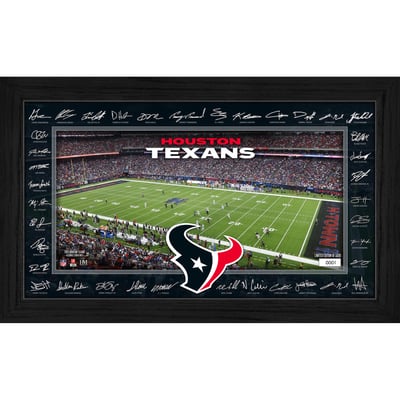 Houston Texans Highland Mint 12" x 20" 2026 Signature Gridiron Panoramic Framed Photo