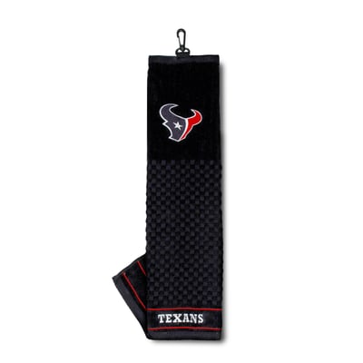 Houston Texans 16" X 22" Tri-Fold Embroidered Scrubber Golf Towel