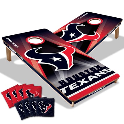 Houston Texans 2' x 4' City Scape Wood Cornhole Game with Bags