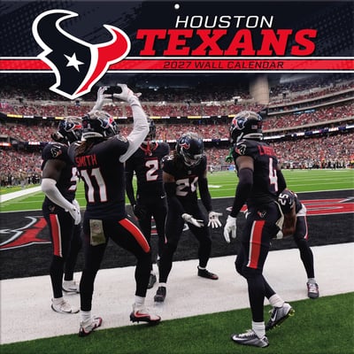 Houston Texans 2027 12” x 12” Team Wall Calendar