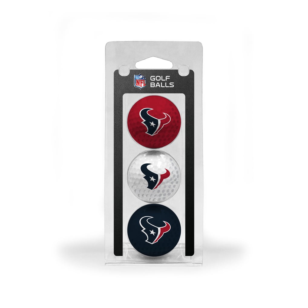 Houston Texans 3-Pack Multi-Colored Team Golf Ball Set