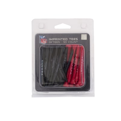 Houston Texans 50-Pack Golf Tee Set