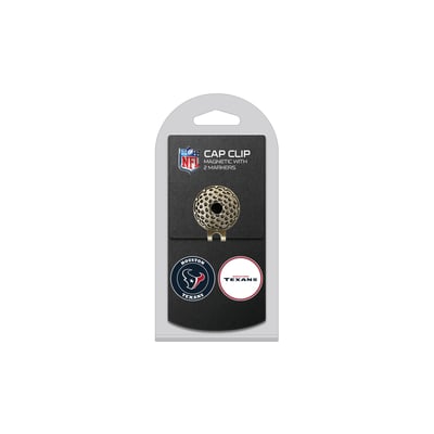 Houston Texans Cap Clip with 2 Magnetic Markers Set