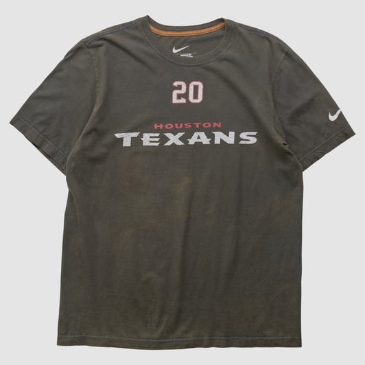 Houston Texans Nike 2010s T-shirt - Black - M by Fanatics Real Vintage